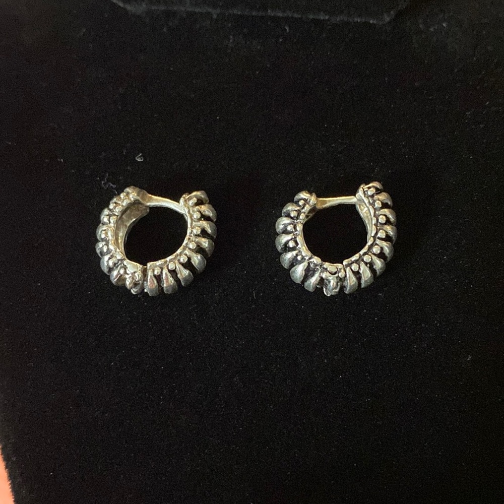 Sterling Silver Huggies